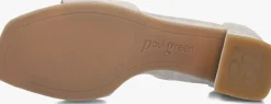 grijze paul green sandalen met hak 6140