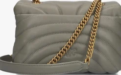 grijze pinko schoudertas love puff mini
