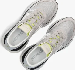 grijze premiata lage sneakers lauryn
