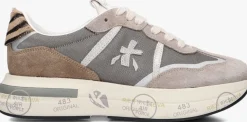 grijze premiata lage sneakers cassie