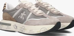 grijze premiata lage sneakers cassie