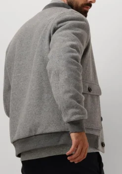 grijze profuomo jack outerw bmbr knit jack