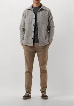 grijze profuomo overshirt overshirt check