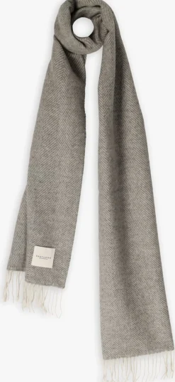 grijze profuomo sjaal scarf lambswool