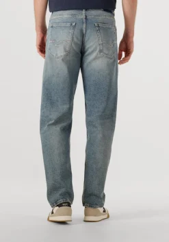 grijze replay straight leg jeans kyran