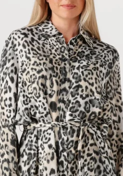 grijze riani midi jurk 576200-4444