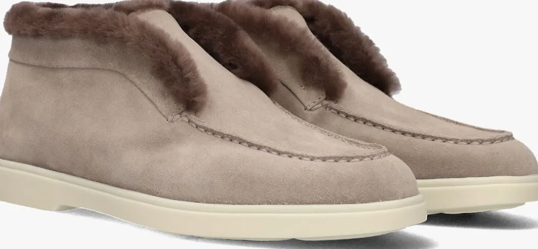 grijze santoni instappers sue vacht instapper