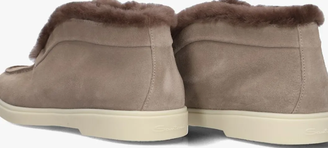 grijze santoni instappers sue vacht instapper