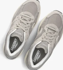 grijze saucony lage sneakers grid jazz 9