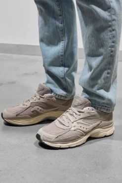 grijze saucony lage sneakers grid jazz 9