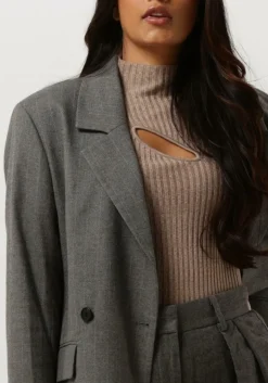 grijze second female blazer holsye blazer