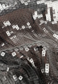 grijze second female mini jurk posh dress