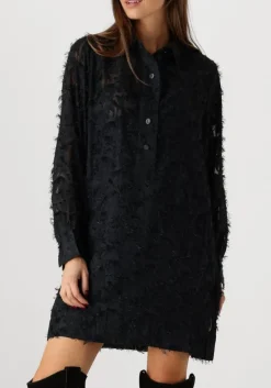 grijze second female mini jurk carey tunic dress