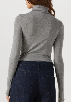 grijze second female vest matima t-neck tee