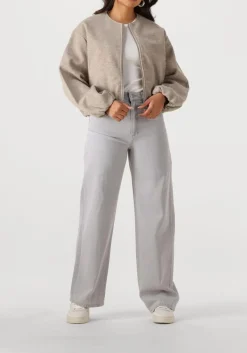 grijze second female wide jeans denira denim jeans