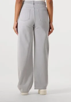 grijze second female wide jeans denira denim jeans