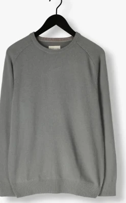 grijze stefano lauran trui crew l