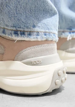 grijze tod's lage sneakers xxw81l0jp40umd