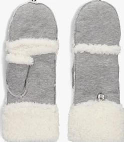 grijze ugg handschoenen bonded fleece flip mitten