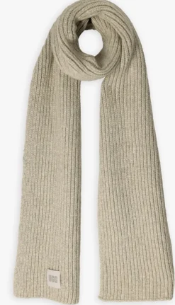 grijze ugg sjaal chunky rib scarf