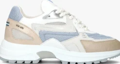 grijze via vai lage sneakers danae noah