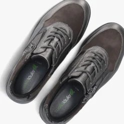 grijze waldlaufer sneakers combi k rits sneaker