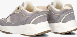 grijze xsensible lage sneakers combi met g sneaker