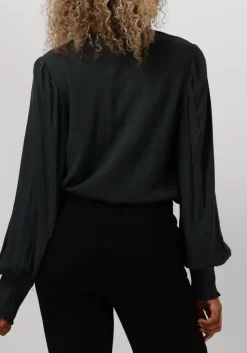groene aaiko blouses stella uni vis 515