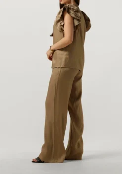 groene aaiko wijde broek searle shimmery vis 355