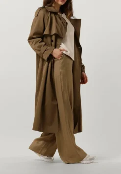 groene aaiko wijde broek searle shimmery vis 355