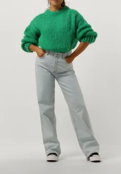 groene american dreams trui leonnie alpaca pullover