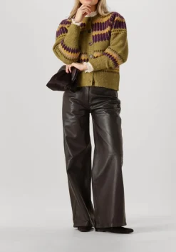 groene antik batik trui mohi cardigan