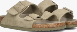 groene birkenstock slippers arizona dames