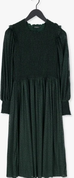 groene bruuns bazaar midi jurk phlox isabella dress