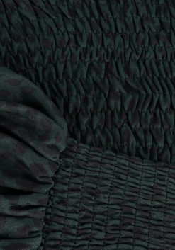 groene bruuns bazaar midi jurk phlox isabella dress