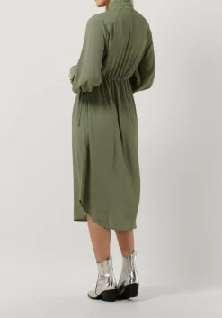 groene bruuns bazaar midi jurk lilli lyra dress