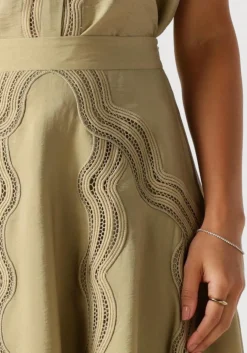 groene copenhagen muse maxirok cole skirt