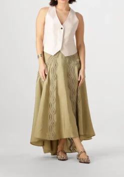 groene copenhagen muse maxirok cole skirt