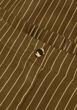 groene dante6 lange broeken zijden krijtstreepbroek