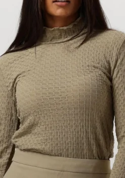 groene dante6 trui zane structured layering top