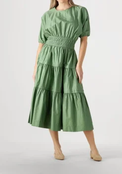 groene devotion midi jurk geraros