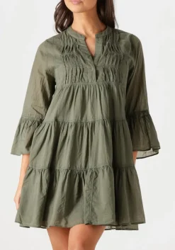 groene devotion mini jurk neon