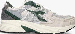 groene diadora lage sneakers mesh combi runner