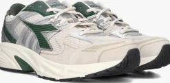 groene diadora lage sneakers mesh combi runner