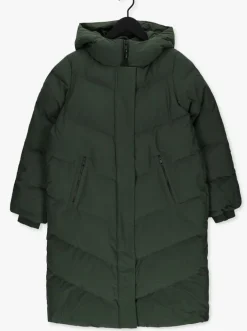 groene elvine gewatteerde jas naemi