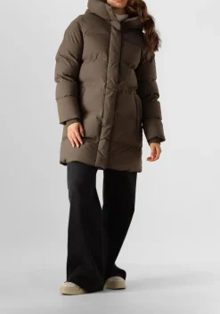 groene elvine gewatteerde jas vesper