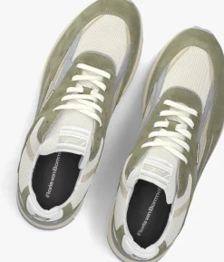 groene floris van bommel lage sneakers sfm-10172 de gripper