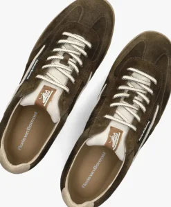 groene floris van bommel lage sneakers sfm-10224 de zaler