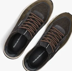 groene floris van bommel lage sneakers sfm-10248 de gripper