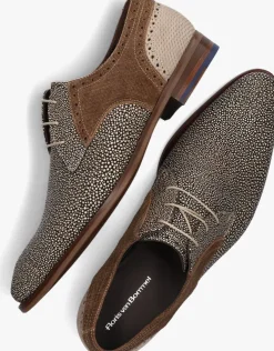 groene floris van bommel nette schoenen sfm-30361